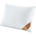 枕 まくら マクラ pillow ホテル仕様 立体構造 横向き対応 通気性よい 丸洗い可能 プレゼント 63×43×20cm ホワイト(3)
