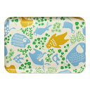 タツクラフト NR ランチョン トレー L 39cm Web オリジナル モデル 北欧 風 どうぶつ すべり止め付 電子レンジ対応 トレイ お盆 おしゃれ プラスチック 大 小 滑り止め 滑らない すべり止め 四角 長方形 洋風 インテリア ランチョ