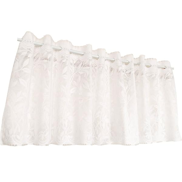 防炎 カフェカーテン 防炎トーレス 150×45cm ホワイト