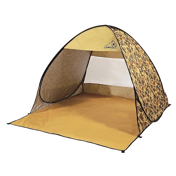 ビーチテント キャンプアウト ポップアップテント デュオUV カモフラージュ UA-27