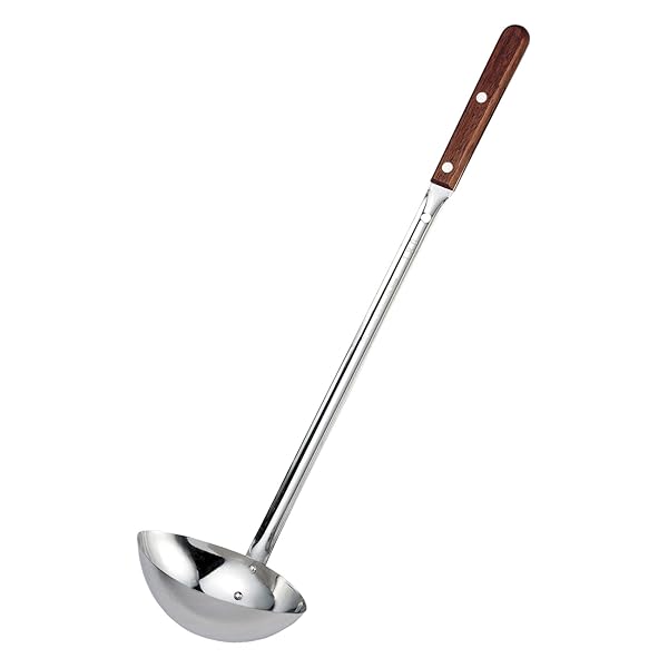 18-8 ローズ長柄 両口サービスレードル 160cc