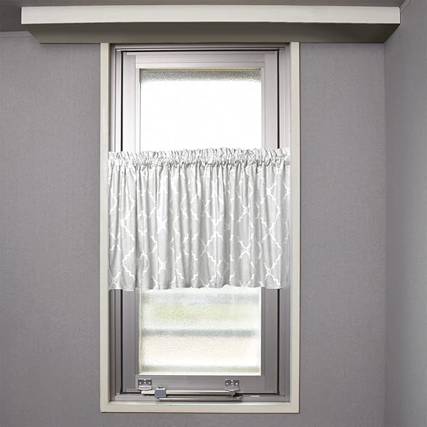 カフェカーテン 綿100% (47cm×142cm) スタンダードタイプ モロッコパターン W3901320