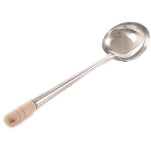 中国製 ステン 中華お玉 4号 (約240cc) 【旧2号】 434098