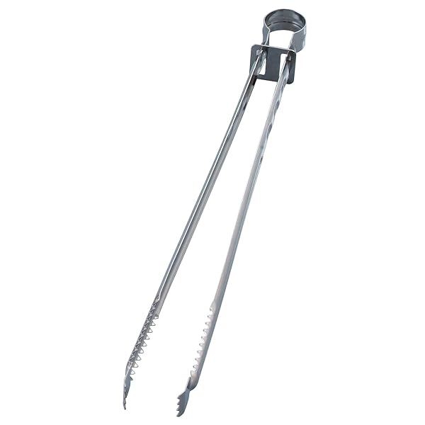 大きい ロング トング 落ち葉拾い ゴミ拾い ガッチリつかめる ギザギザ先端 清掃ハサミ 日本製 Lサイズ..