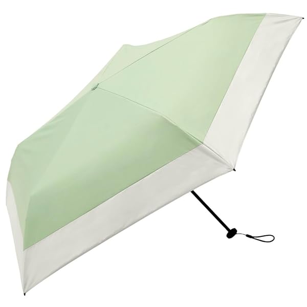 折りたたみ傘 50cm UVカット約99.9% 軽量 120g 日傘 晴雨兼用 レディース スリム おしゃれ グリーン コンパクト PUスーパーライト/バイカラーミニ