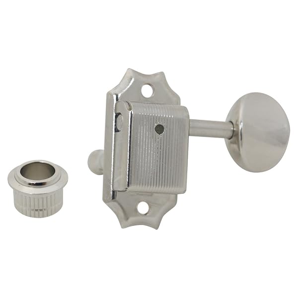 ギター用ペグ、3+3、05Mボタン、ニッケル(20332NX) SD90-05M-3+3-N