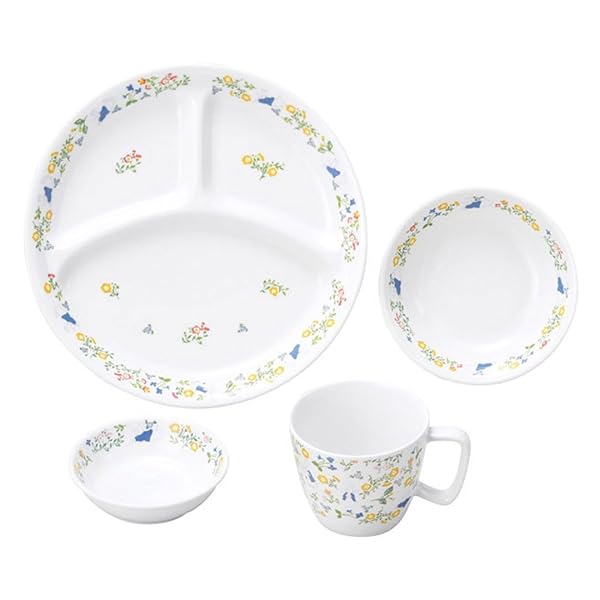 ピーターラビット ナチュラルガーデン 強化磁器食器4点セット (食洗機・レンジ対応)