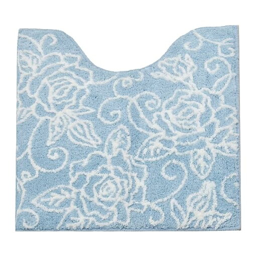 クリアローズ トイレマット 約60×60cm ライトブルー 87837 クリアローズ トイレマット 約60×60cm ライトブルー 87837