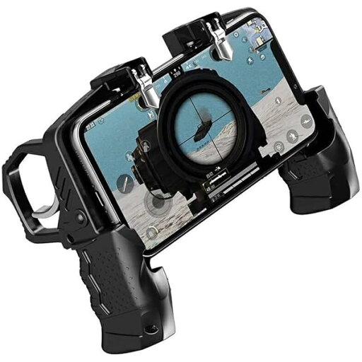 【引金式】スマホゲーム用 ゲームコントローラー 伸縮式 ゲームパッド 高速射撃ボタン クリック感 エイムアシスト スマホ対応 【引金式】スマホゲーム用 ゲームコントローラー 伸縮式 ゲームパッド 高速射撃ボタン クリック感 エイムアシスト スマホ対応