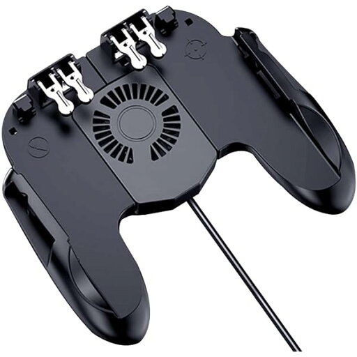 【6本指操作】【冷却ファンはUSBから給電】 スマホゲーム用 ゲームコントローラー 一体式 伸縮式 ゲームパッド 高速射撃ボタン クリック感 エイムアシスト (スマホ対応 ) 【6本指操作】【冷却ファンはUSBから給電】 スマホゲーム用 ゲームコントローラー 一体式 伸縮式 ゲームパッド 高速射撃ボタン クリック感 エイムアシスト (スマホ対応 )
