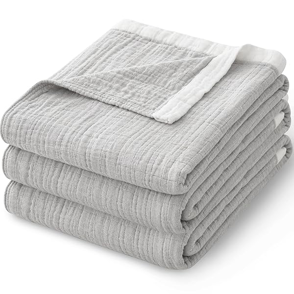 ガーゼケット タオルケット シングル 夏用 4重ガーゼ お昼寝ケット やわらか 綿100% コットン 軽量 吸湿 通気 洗える ガーゼ生地 オーガニックコットン 肌掛け 冷房対策（ライトグレー 150×200cm）