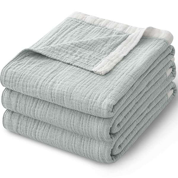 ガーゼケット タオルケット シングル 夏用 4重ガーゼ お昼寝ケット やわらか 綿100% コットン 軽量 吸湿 通気 洗える ガーゼ生地 オーガニックコットン 肌掛け 冷房対策（ライトグリーン 150×200cm）