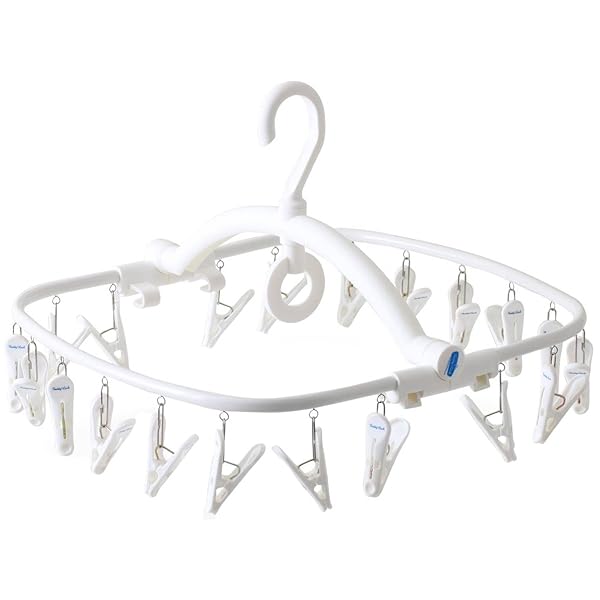 角ハンガー20P ホワイト | ハンガー 物干し ランドリーアイテム おしゃれ ステンレス 洗濯