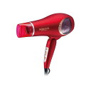 ヘアドライヤー モンスター 大風量 速乾 マイナスイオン レッド KHD-W740/R