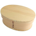 J-kitchens NEW わっぱ 一段 弁当箱 ナチュラル 18×13.5×6.8cm