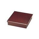 J-kitchens 木製 弁当箱 軽量 松花堂 溜 (1個) 26.3cm 日本製