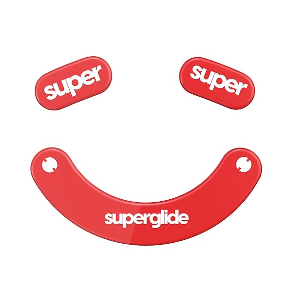 Superglide2(Type C) マウスソール for Razer Viper V2 Pro マウスフィート [ 強化ガラス素材 ラウンドエッヂ加工 高耐久 低摩擦 Super Smooth ]