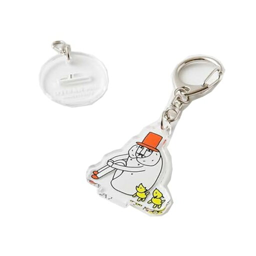 ミドリ アクリルキーホルダー 体育座り柄 オジサン 30周年 62239006 ミドリ アクリルキーホルダー 体育座り柄 オジサン 30周年 62239006