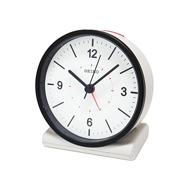 セイコー クロック 目覚まし時計 電波 アナログ 白 KR328W SEIKO