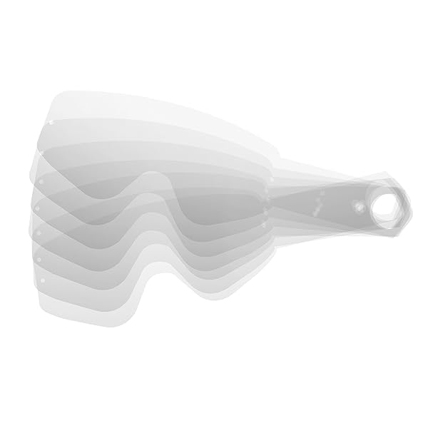 Rakuten - WOOT/WOOT RACE CLEAR TEAR-OFF - 10 PACK 053346000001 CLEAR