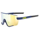 スポーツサングラス UV400 ミラーレンズ くもり止め クリアレンズ付属 sportstyle 236