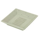 おろし皿 道具 白 15.2×15.2×3.3cm 日本製 T-762684(3)