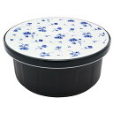 有田焼 セラミック おひつ ご飯 保存 1.5合 電子レンジ対応 平蓋 花ちるさと Y050-4