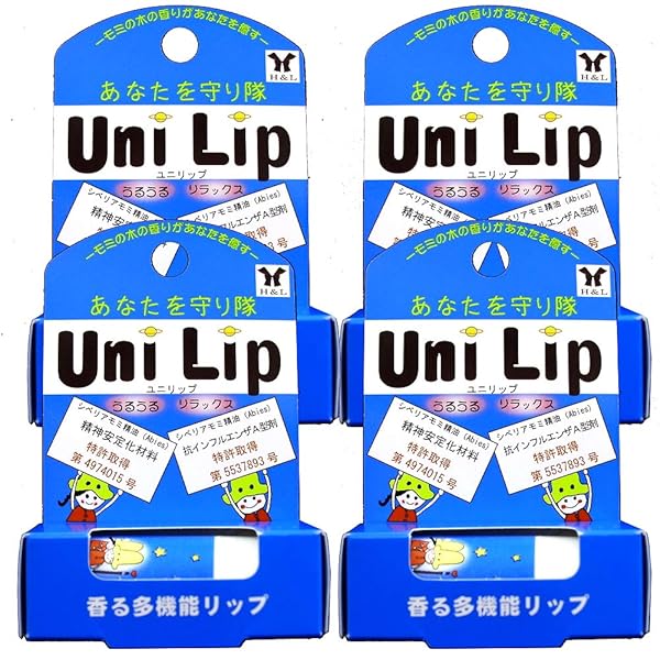 ユニリップ リップクリーム 4g×4本