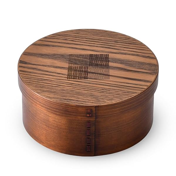 J-kitchens 網代 お櫃（ 木製 おひつ ） 約 4合 〜 5合 Φ21cm × 9.5cm