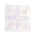 刺しゅうキット 『手縫いの花ふきんキット SASHIKO WORLD Hawaii ハイビスカス KSW-001』