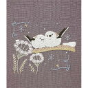 Chicchi 森で暮らす動物たちの12か月刺繡キット 冬の森で寄り添うシマエナガさん 説明書・図案付き JPT74J