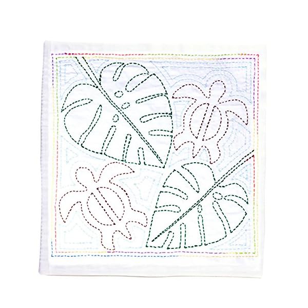 刺しゅうキット 『手縫いの花ふきんキット SASHIKO WORLD Hawaii ホヌ KSW-004』