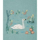Chicchi 森で暮らす動物たちの12か月刺繡キット 白鳥さんの秘密の湖 説明書・図案付き JPT67J