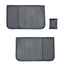 車内用品 楽らくマグネットハイブリッドカーテン 視界良好 遮光&メッシュ生地 IMP219 マグネット取り付け 日よけ プライバシー保護 車中泊 紫外線対策 視...