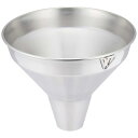 TKG ロート 太口 21cm ステンレス製で錆びにくく衛生的 ふと口の瓶などに注ぐとき便利 上径(mm)210×下径(mm)48×高さ(mm)173 漏斗 業...