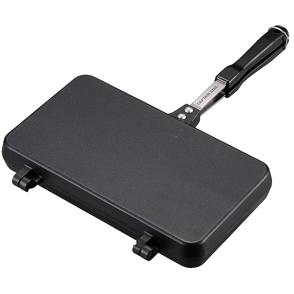 ホットサンドメーカー キャストアルミ ダブル ホットサンドトースター ウェーブ ふっ素樹脂加工 UG-3081