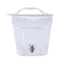 水タンク ウォッシャブル ウォーターバッグ 5L 透明 WWB-5CL 注ぎやすいコック付き キャンプ レジャー 防災 約37×36×16cm