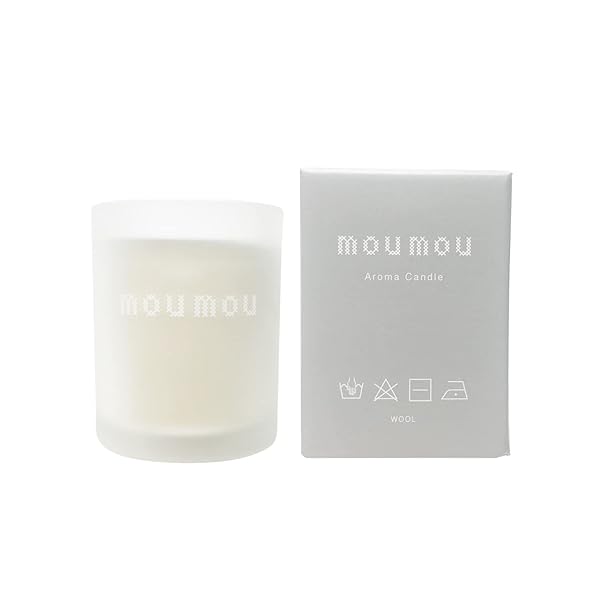 moumou アロマキャンドル ウール 100g プレゼント ギフト