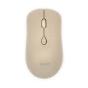 Bluetooth&2.4G、充電式静音ワイヤレスマウス、2台PC対応、3段DPI、かわいい、おしゃれ、ベージュ、軽量、 SweetiE (ミルクティー) EM23-S2