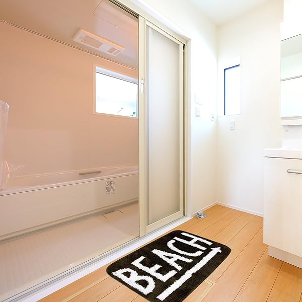 FPC ビーチロゴ バスマット ブラウン 約40cm×60cm BAH-60