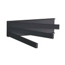 マグネット ふきん掛け 幅25×奥行1.65×高さ7.6cm ブラック 浮かせる収納 キッチン収納 フラット イン 壁面収納 FK-FBK
