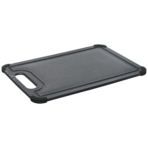 まな板 カッティングボード Mサイズ プラスチック シリコン 滑り止め キッチン 高さ8mm 幅350mm 奥行240mm Y915-1253M