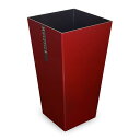 () ダストボックス メタリカ L角 メタリカ BRM ボルドー レッド 9.5L ゴミ箱 おしゃれ 屋外 ふたなし キッチン リビング スリム ペール フタなしゴミ箱 メタリック カラー インテリア 雑貨