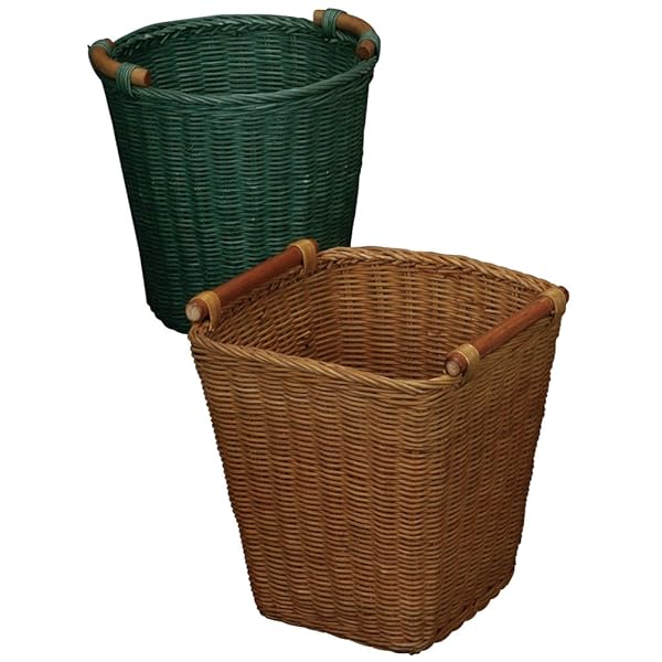 (Yamasita craft) カラーダストボックス 丸 緑 42050310