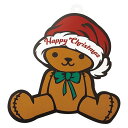日本製 クリスマス ギフトタッグ 25×26.5cm L ブラウン 20枚 ベア型 ビッグサイズ X-T3