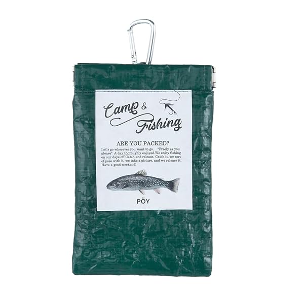 [Hemings] ゴミ箱ポーチ ポケッタブル トラッシュ ポーチ イワナ