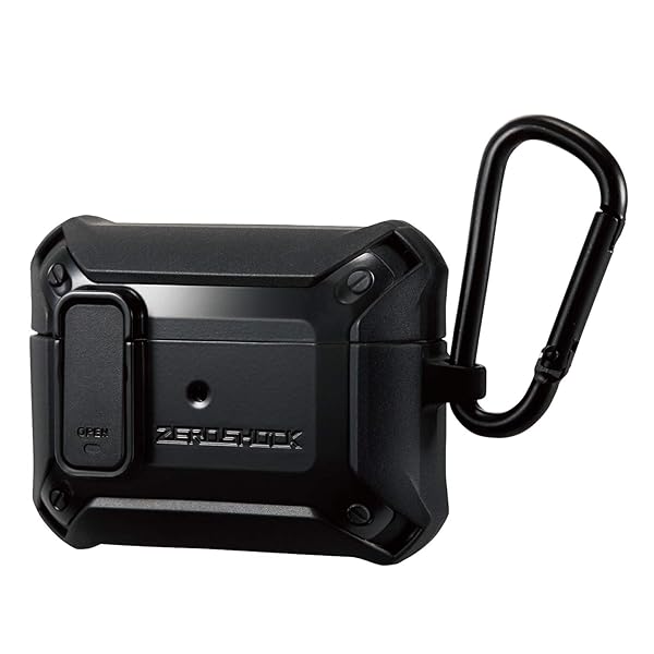 AirPods Pro対応 ZEROSHOCKLOCKケース ブラック AVA-AP2ZEROLBK
