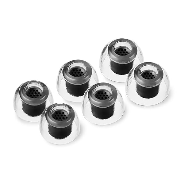 SednaEarfit XELASTEC II Standard [イヤーピース S/MS/Mサイズ各1ペア] 最高水準の熱可塑性エラストマー(TPE素材)採用 軸部強化設計 ハニカム構造ワックスガード搭載 低刺激 低圧迫【AZL-XELASTECI