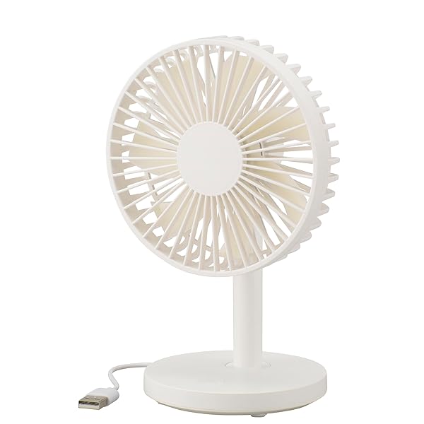 扇風機 USB卓上ミニファン 卓上扇風機 ミニ扇風機 デスクファン USB電源 ホワイト KIS-U11TPBB-W 08-16..