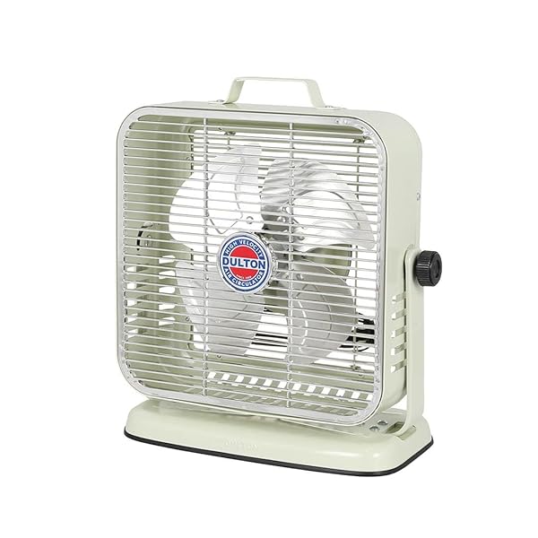 扇風機 エアー サーキュレーター アイボリー 角度調整可能 風量3段階調節 換気 空気循環 高さ40cm 幅38cm 奥行21cm DSZ-0541IV/CR AIR CIRCULATOR IVORY/CHROME